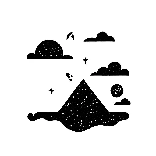 magical daydream tattoo design idea