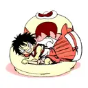 luffy kid smiling cute tattoo design idea