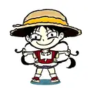 luffy kid smiling cute tattoo design idea