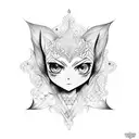 black clover tattoo design idea