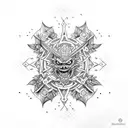 black clover tattoo design idea