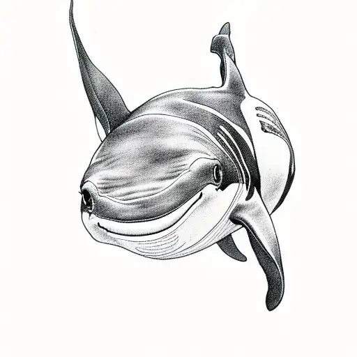 killer whale tattoo design idea