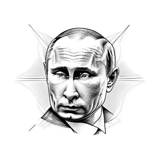 Putin tattoo design idea