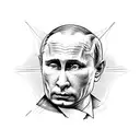 Putin tattoo design idea