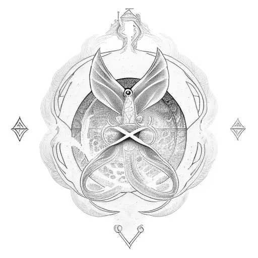 Imagine a Christian-themed tattoo sleeve that begins with an intricately detailed ichthys (Christian fish symbol) on the tattoo design idea