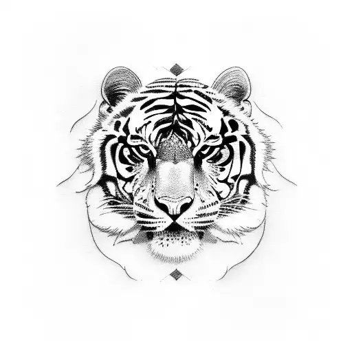 black and red tiger tattoo｜TikTok Search