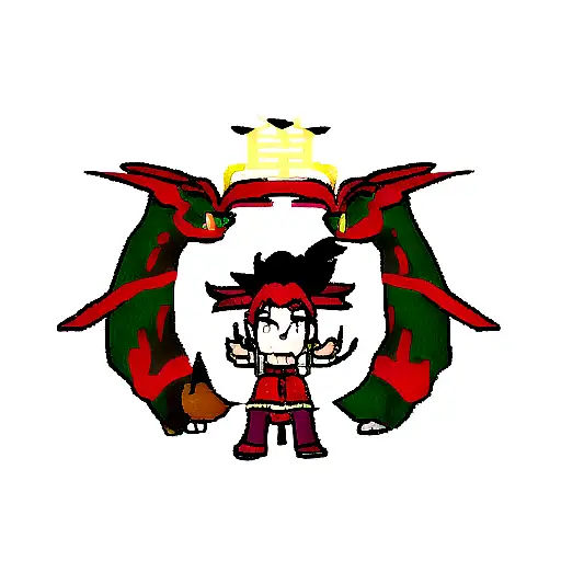 Hmong Dragon tattoo design idea