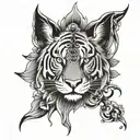 Rishabh tattoo design idea