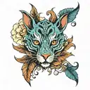 Rishabh tattoo design idea