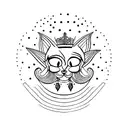 tiara tattoo design idea