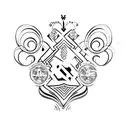 tiara tattoo design idea