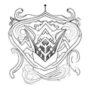 tiara tattoo design idea