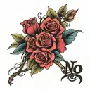 say no to rape tattoo design idea