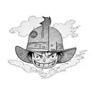 luffy  tattoo design idea
