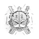 luffy  tattoo design idea