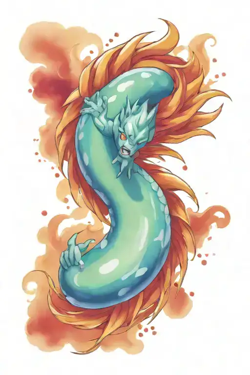 Dragon Ball Z tattoo design idea