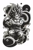 Dragon Ball Z tattoo design idea