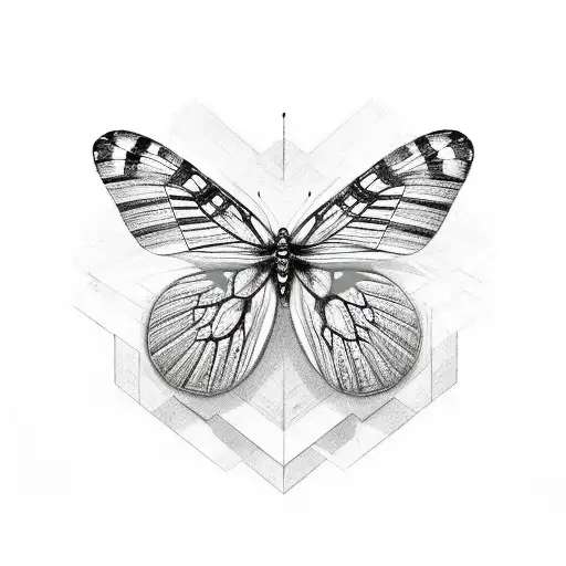 the letter g with a butterfly wing tattoo design idea