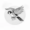 Swallow Bird tattoo design idea