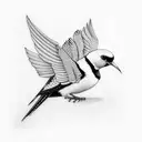 Swallow Bird tattoo design idea
