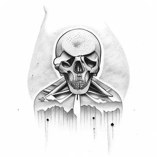 A tattoo inspired by true crime documentaries with a horror movie twist tattoo design idea