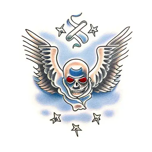 Angel Michael tattoo design idea