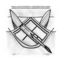 kayak tattoo design idea