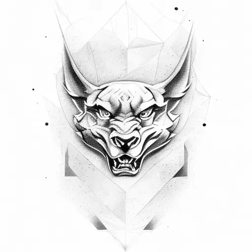 Manchester United with Tauras tattoo design idea