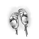 boxing glove tattoo design idea