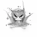 Itachi tattoo design idea