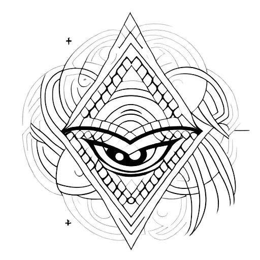 All Seeing Eye tattoo design idea