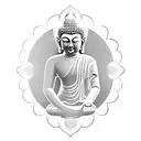 Buddha tattoo design idea