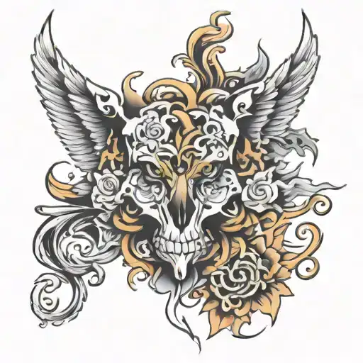 area code tattoo design idea