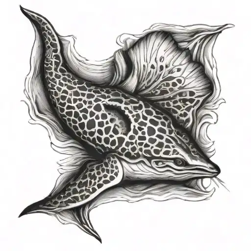 Blanket Ray tattoo design idea