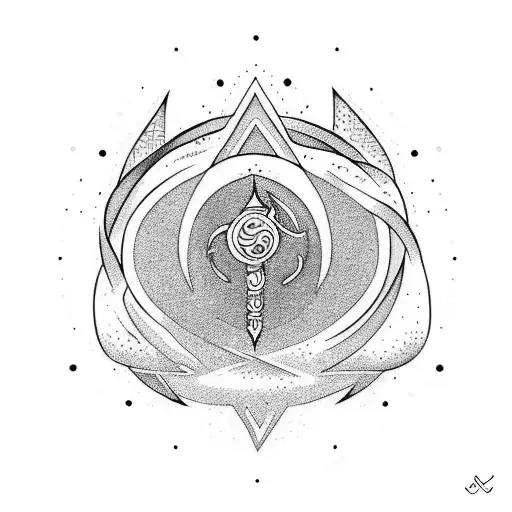 Elements, air, earth, fire, zodiac sign libra tattoo design idea