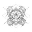 mother of 3 tattoo design idea