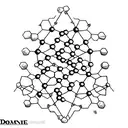 creates a tattoo in the shape of the dopamine molecule. At each end I'd like a popcorn, and on one of the lines i tattoo design idea