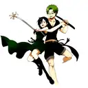 Zoro and Kirito tattoo design idea