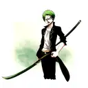 Zoro and Kirito tattoo design idea