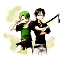 Zoro and Kirito tattoo design idea