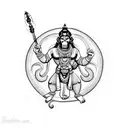 hanuman tattoo design idea