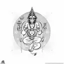 hanuman tattoo design idea