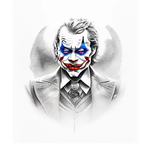 Heath Lager, Joker, Kartendeck, Schriftzug Why so serious?" tattoo design idea
