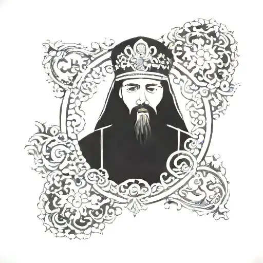 Orthodox Russian god, tattoo design idea