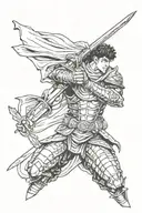 Berserk anime tattoo design idea