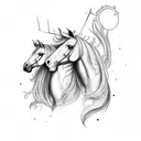 four horsemen tattoo design idea