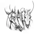 four horsemen tattoo design idea
