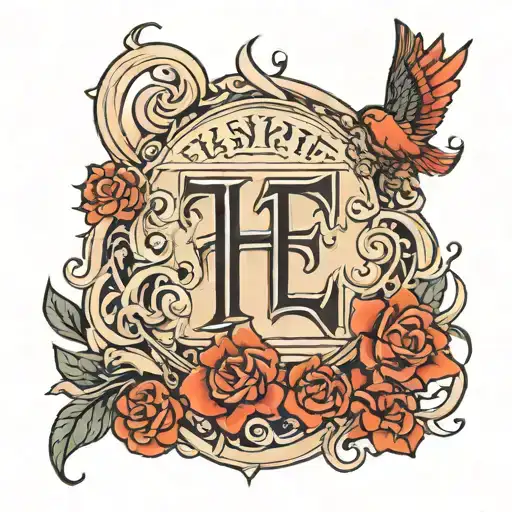just plain text "Hannie" tattoo design idea
