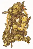 fallout new vegas angle tattoo design idea