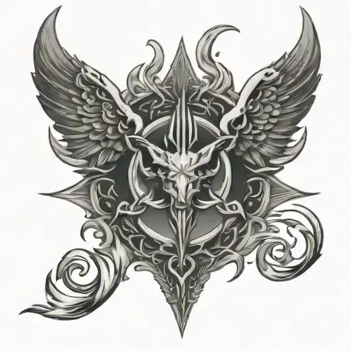 Lucifer sigil tattoo tattoo design idea
